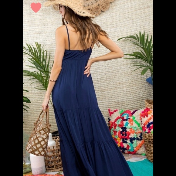 Main Strip long maxi dress - Picture 2 of 5